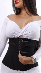 Cinturilla reloj de arena broche