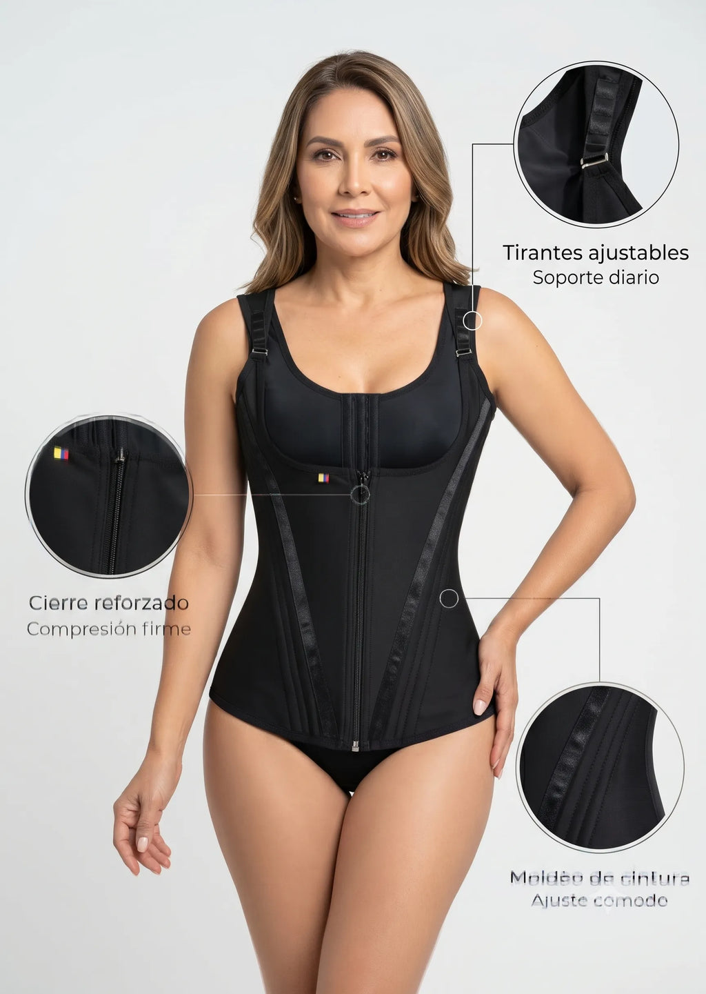 Chaleco extremo reloj de arena